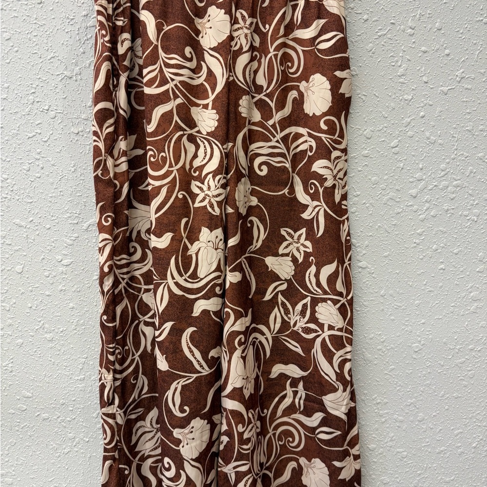 Philosophy Brown and Cream Swirl Pants